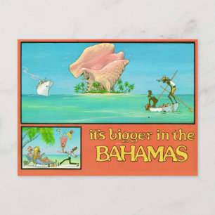 Größere Bahamas-Postkarte Postkarte
