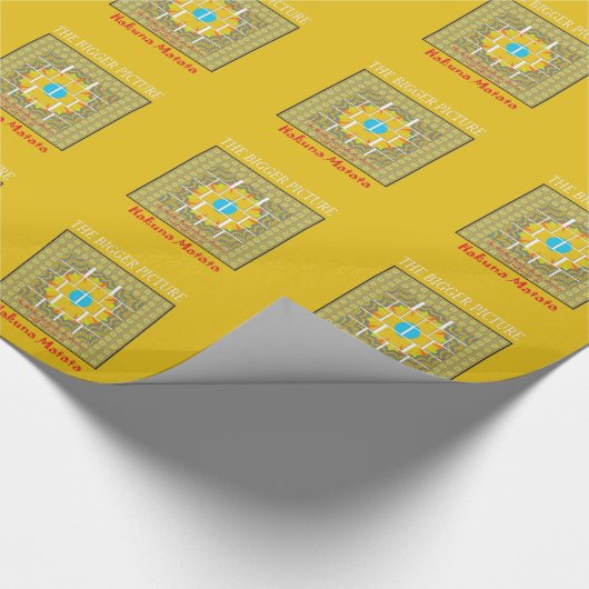 Größere Bilderkunst Geschenkpapier (Ecke)