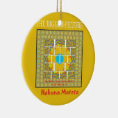 Größere Bilderkunst Keramikornament (Rechts)