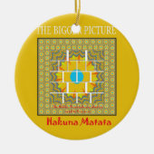 Größere Bilderkunst Keramikornament (Vorne)