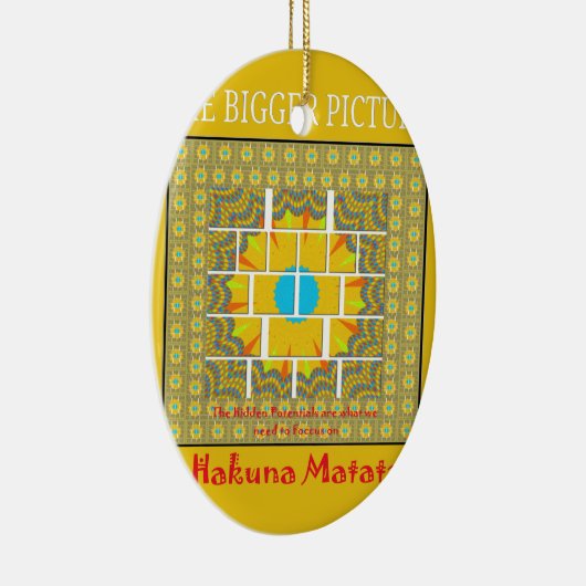 Größere Bilderkunst Keramikornament (Rechts)