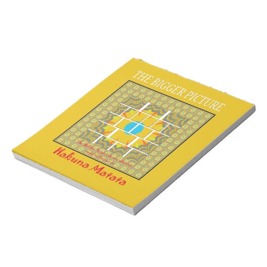 Größere Bilderkunst Notizblock (Rotiert)