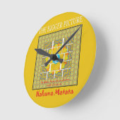 Größere Bilderkunst Runde Wanduhr (Winkel)