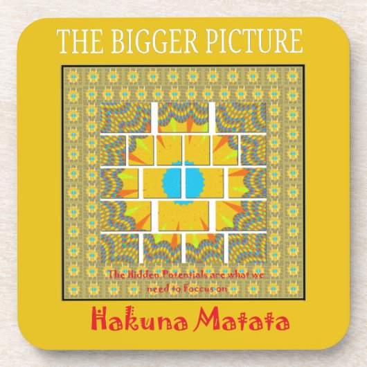 Größere Bilderkunst Untersetzer (Vorderseite)