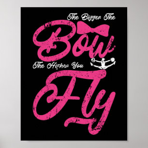 Größere Bow höher Fliegen Cheerleader Flight Poster