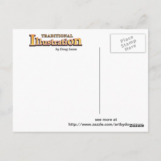 Größere Dinge Postkarte (Rückseite)