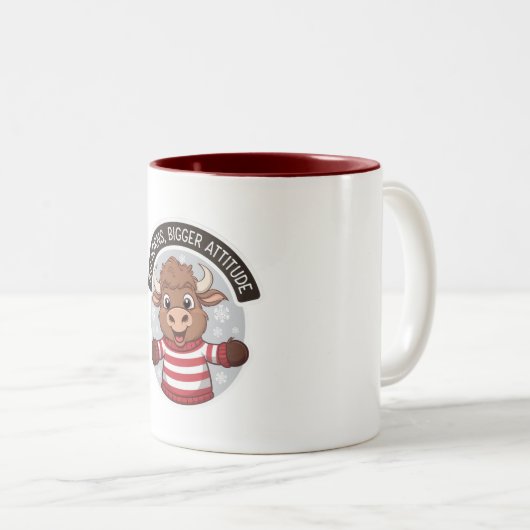 Größere Einstellung Zweifarbige Tasse (VorderseiteRechts)