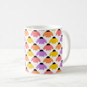 Größere farbige Konflowers Kaffeetasse (VorderseiteRechts)