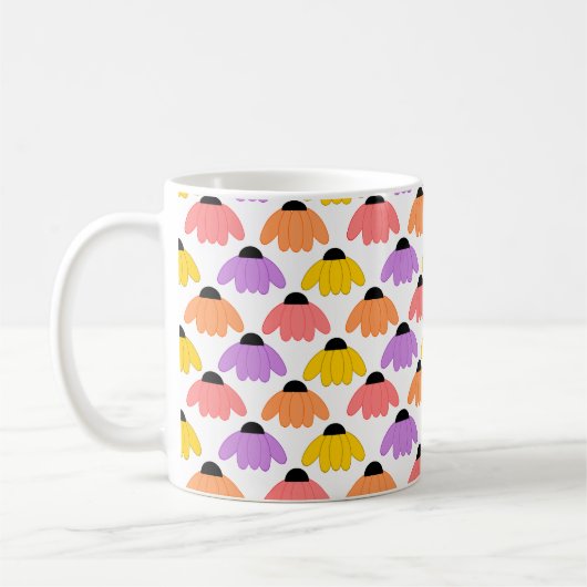 Größere farbige Konflowers Kaffeetasse (Links)