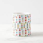 Größere farbige Pfeile Kaffeetasse (Mittel)