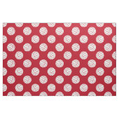 größere gepunktete Volleybälle auf rotem oder JEDE Stoff (Fat Quarter (45,7 x 55,9 cm))