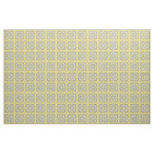 Größere graue und gelbe Kreise Stoff (Yard (91,4 cm))