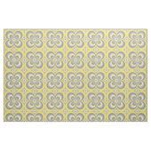 Größere graue und gelbe Kreise Stoff (Fat Quarter (45,7 x 55,9 cm))