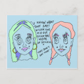 Größere Hoop | Postkarte | (Vorderseite)