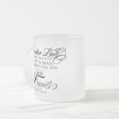 Größere Liebe-Gewohnheits-Tasse Mattglastasse (Vorderseite Links)