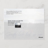 Größere Liebe hat niemanden Postkarte (Rückseite)