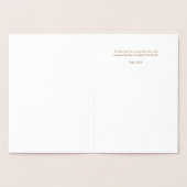 "Größere Liebe" Ostern begrüßt John 15:13 Folienkarte (Innenseite)