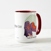 Größere Loser lehren mich, keine große Combo-Tasse Tasse (VorderseiteRechts)