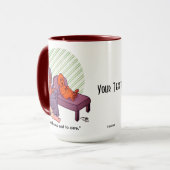 Größere Loser lehren mich, keine große Combo-Tasse Tasse (Vorderseite Links)