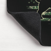 Größere Schweizer Berg-Tarnung Amerikanische Flagg Mousepad (Ecke)