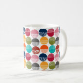 Größere Streifen und Solids Kaffeetasse (VorderseiteRechts)