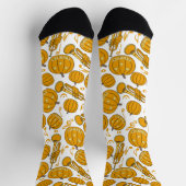 Größere Trumpets Musiknote Pumpkins Socken (Oben)