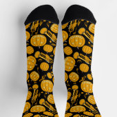 Größere Trumpets Musiknote Pumpkins Socken (Oben)