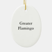 Größerer Flamingo, John Audubon Keramikornament (Hinten)