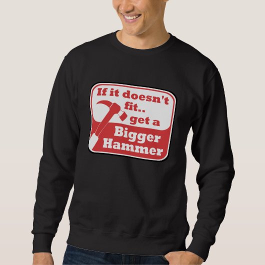 Größerer Hammer Sweatshirt (Vorderseite)