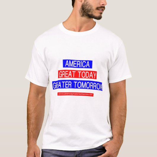 GRÖSSERER MORGEN AMERIKAS T - Shirt (Vorderseite)