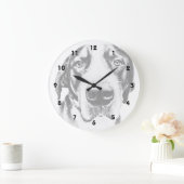 Größerer Schweizer Gebirgshund Große Wanduhr (Zuhause)