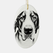 Größerer Schweizer Gebirgshund Keramik Ornament (Rechts)