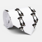 Größerer Schweizer GebirgshundeCartoon Krawatte (Gerollt)