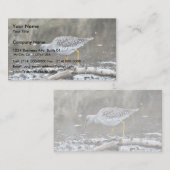 Größerer Yellowlegs Visitenkarte (Vorne/Hinten)