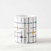 Größeres Atomgitter Kaffeetasse (Mittel)