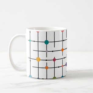 Größeres Atomgitter Kaffeetasse