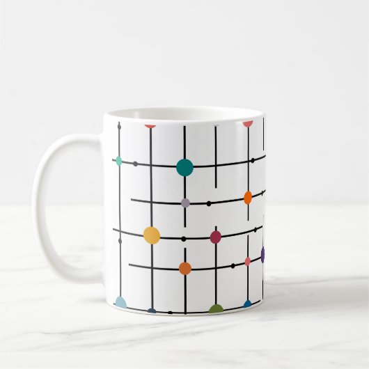 Größeres Atomgitter Kaffeetasse (Links)