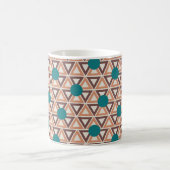 Größeres Dreieck Quilt Kaffeetasse (Mittel)