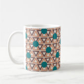 Größeres Dreieck Quilt Kaffeetasse (Links)