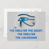 Größeres Erwachen der Postkarte (Vorne/Hinten)