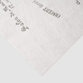 Größeres französisches Musiksalon Bird Script Pape Seidenpapier (Detail)