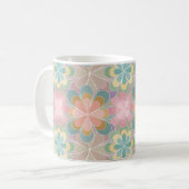 Größeres Gemustertes Kaleidoskop Kaffeetasse (Vorderseite Links)
