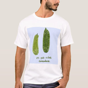 Größeres "It's Pickle-o'clock Somewhere" T-Shirt d