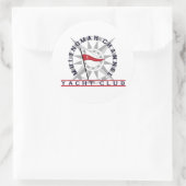 Großes 3" Aufkleber, Set von 6 pro Seite Runder Aufkleber (Tasche)