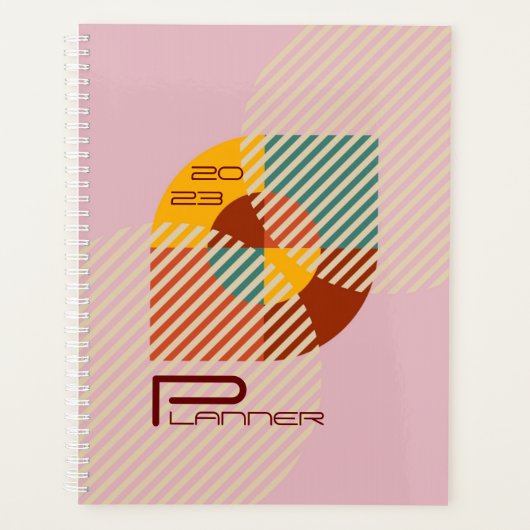 Großes abstraktes Geschäft Planer (Vorderseite)