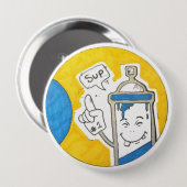 Großes Abzeichen des Straßenkünstlers Button (Vorne & Hinten)
