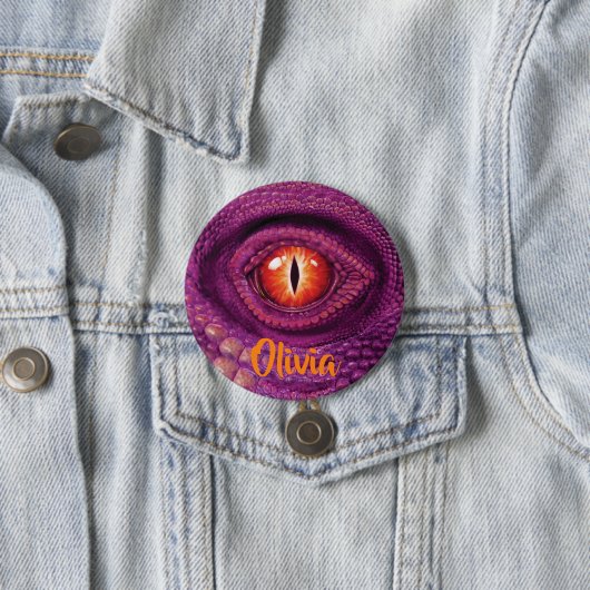 Grosses Abzeichen mit Monogramm Drachenauge Button (Beispiel)