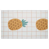Großes Ananas-Upholsterie-Gewebe Stoff (Fat Quarter (45,7 x 55,9 cm))