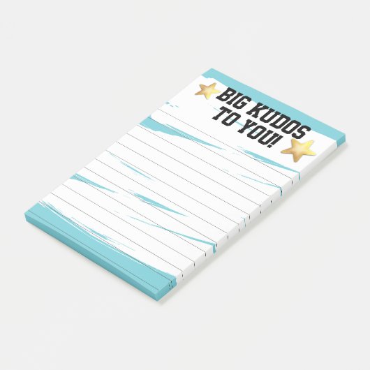 Großes Ansehen des Post-it Klebezettel (angewinkelt)