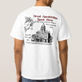 Großes appalachisches Spook-Show-Shirt T-Shirt (Rückseite)